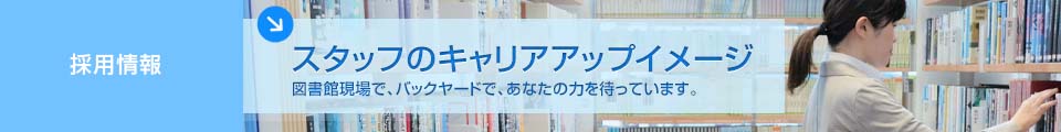 スタッフのキャリアアップイメージ
