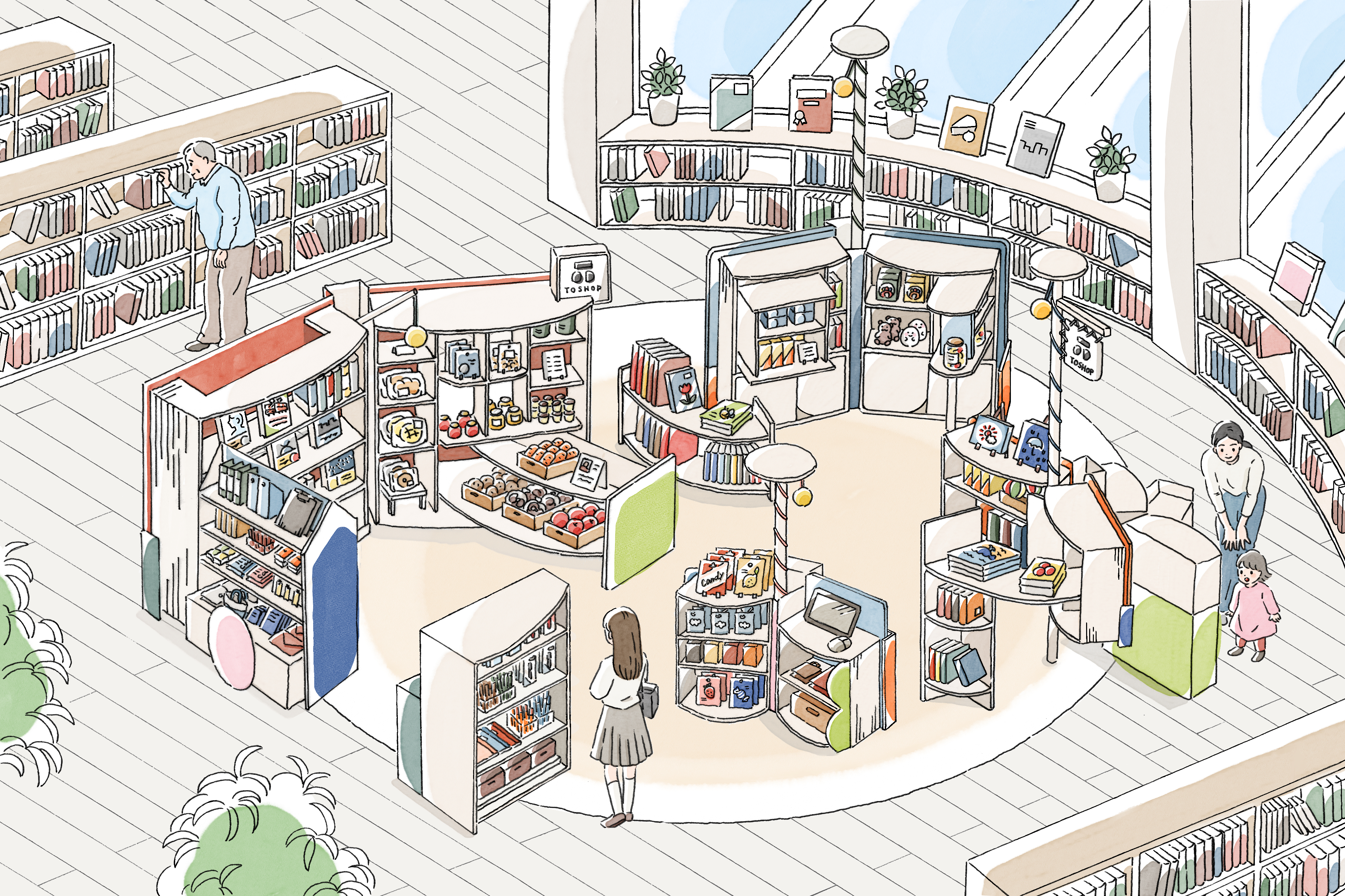 TOSHOP 展開イメージ