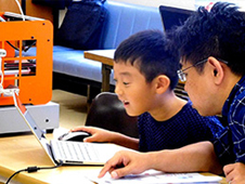 「親子で楽しむ！ロボットプログラミング体験教室」「親子で作ろう！3Dプリンターではじめてのものづくり」＠大田区馬込図書館