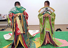「平安装束体験」を行いました＠八千代市立中央図書館